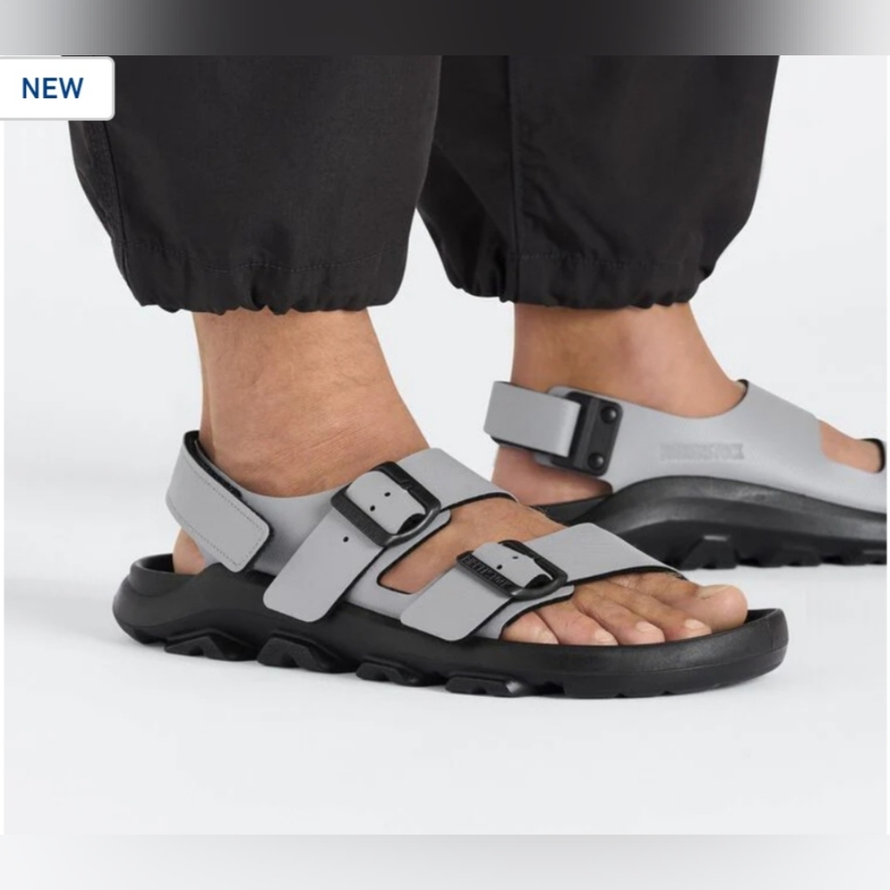 New Birkenstock Mogami Terra Birko-Flor - Regular Wide -Whale Gray Size 42 - Picture 2 of 7